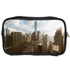 Architectural Design Architecture Buildings City Toiletries Bag (one Side) by Pakrebo