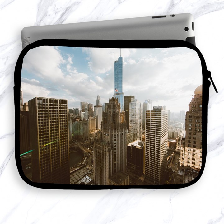 Architectural Design Architecture Buildings City Apple iPad 2/3/4 Zipper Cases