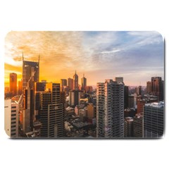 View Of High Rise Buildings During Day Time Large Doormat  by Pakrebo