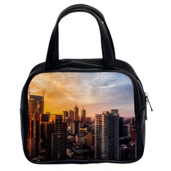 View Of High Rise Buildings During Day Time Classic Handbag (two Sides) by Pakrebo