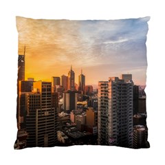 View Of High Rise Buildings During Day Time Standard Cushion Case (one Side) by Pakrebo