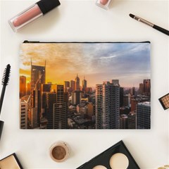 View Of High Rise Buildings During Day Time Cosmetic Bag (large) by Pakrebo