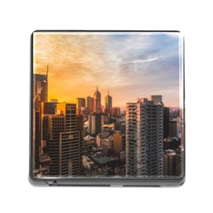 View Of High Rise Buildings During Day Time Memory Card Reader (square 5 Slot) by Pakrebo