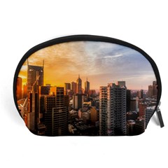 View Of High Rise Buildings During Day Time Accessory Pouch (large) by Pakrebo