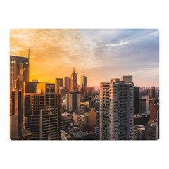 View Of High Rise Buildings During Day Time Double Sided Flano Blanket (mini)  by Pakrebo