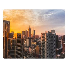 View Of High Rise Buildings During Day Time Double Sided Flano Blanket (large)  by Pakrebo