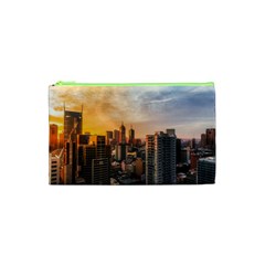 View Of High Rise Buildings During Day Time Cosmetic Bag (xs) by Pakrebo