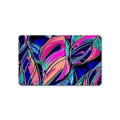 Tropical Leaves Resize 2000x2000 Same A3580b Magnet (name Card) by Sobalvarro