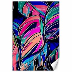 Tropical Leaves Resize 2000x2000 Same A3580b Canvas 20  X 30  by Sobalvarro