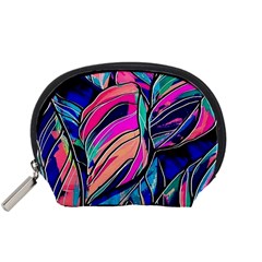 Tropical Leaves Resize 2000x2000 Same A3580b Accessory Pouch (small) by Sobalvarro