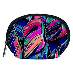 Tropical Leaves Resize 2000x2000 Same A3580b Accessory Pouch (medium) by Sobalvarro