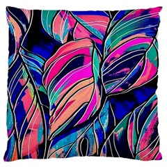 Tropical Leaves Resize 2000x2000 Same A3580b Standard Flano Cushion Case (one Side) by Sobalvarro