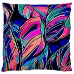 Tropical leaves Resize 2000x2000 Same A3580b Standard Flano Cushion Case (Two Sides) Back