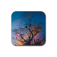 Low Angle Photography Of Bare Tree Rubber Coaster (square)  by Pakrebo