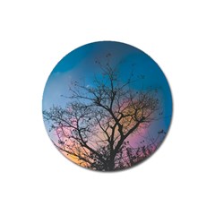 Low Angle Photography Of Bare Tree Magnet 3  (round) by Pakrebo