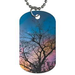 Low Angle Photography Of Bare Tree Dog Tag (one Side) by Pakrebo