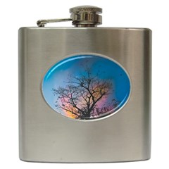 Low Angle Photography Of Bare Tree Hip Flask (6 Oz) by Pakrebo