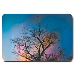 Low Angle Photography Of Bare Tree Large Doormat  by Pakrebo