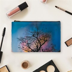 Low Angle Photography Of Bare Tree Cosmetic Bag (medium) by Pakrebo