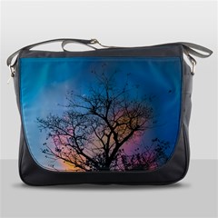 Low Angle Photography Of Bare Tree Messenger Bag by Pakrebo