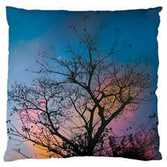 Low Angle Photography Of Bare Tree Large Cushion Case (one Side) by Pakrebo