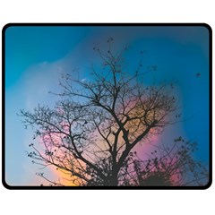 Low Angle Photography Of Bare Tree Double Sided Fleece Blanket (medium)  by Pakrebo