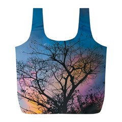 Low Angle Photography Of Bare Tree Full Print Recycle Bag (l) by Pakrebo