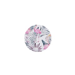 Tropical Flamingos 1  Mini Buttons by Sobalvarro