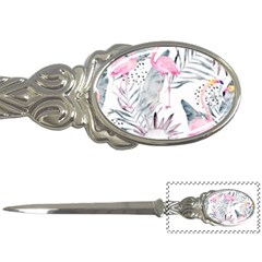 Tropical Flamingos Letter Opener by Sobalvarro