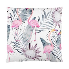 Tropical Flamingos Standard Cushion Case (one Side) by Sobalvarro