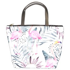 Tropical Flamingos Bucket Bag by Sobalvarro