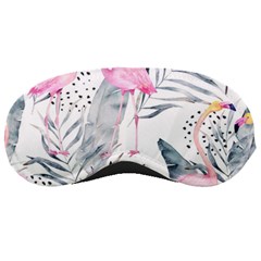 Tropical Flamingos Sleeping Mask by Sobalvarro