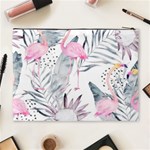 Tropical flamingos Cosmetic Bag (XL) Back