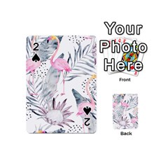 Tropical Flamingos Playing Cards 54 Designs (mini) by Sobalvarro