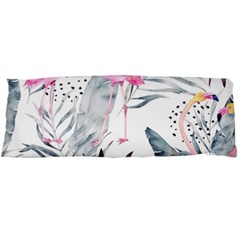 Tropical Flamingos Body Pillow Case (dakimakura) by Sobalvarro