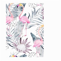 Tropical Flamingos Large Garden Flag (two Sides) by Sobalvarro