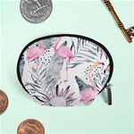 Tropical flamingos Accessory Pouch (Small) Front