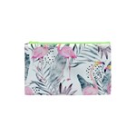 Tropical flamingos Cosmetic Bag (XS) Front