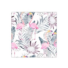 Tropical Flamingos Satin Bandana Scarf by Sobalvarro