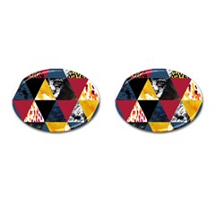 Triangles Cufflinks (oval) by Sobalvarro