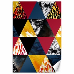 Triangles Canvas 12  X 18  by Sobalvarro