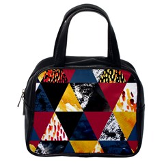 Triangles Classic Handbag (one Side) by Sobalvarro