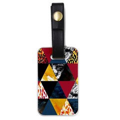 Triangles Luggage Tag (one Side) by Sobalvarro