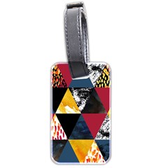 Triangles Luggage Tag (two Sides) by Sobalvarro