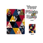 Triangles Playing Cards 54 Designs (Mini) Front - SpadeJ