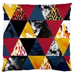 Triangles Standard Flano Cushion Case (one Side) by Sobalvarro