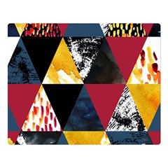 Triangles Double Sided Flano Blanket (large)  by Sobalvarro