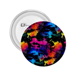 Tie Dye Rainbow Galaxy 2 25  Buttons by KirstenStar