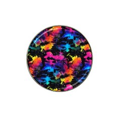 Tie Dye Rainbow Galaxy Hat Clip Ball Marker (10 Pack) by KirstenStar