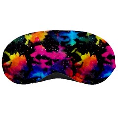 Tie Dye Rainbow Galaxy Sleeping Mask by KirstenStar